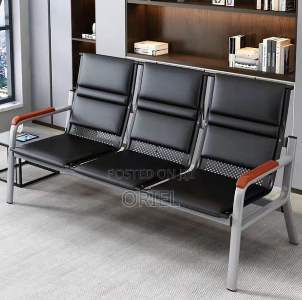 Reception Sofas:- Visitor Waiting Area Sofa With Arm Support - thumbnail 15