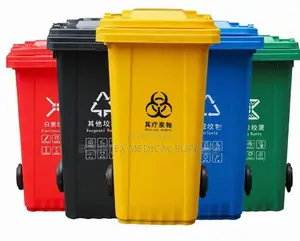 100 Liter Biohazard Waste Bin / 100l Medical Waste