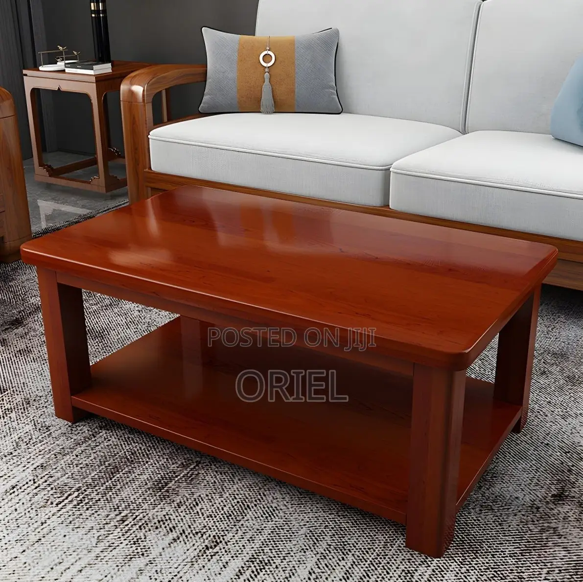 Coffee Tables:- Wooden Executive Office Coffee Table for Reception
