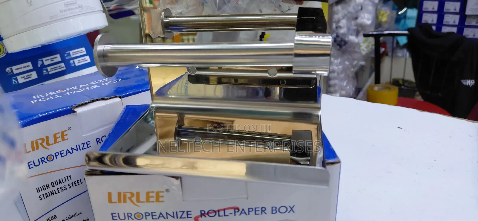 Silver Tissue Holder