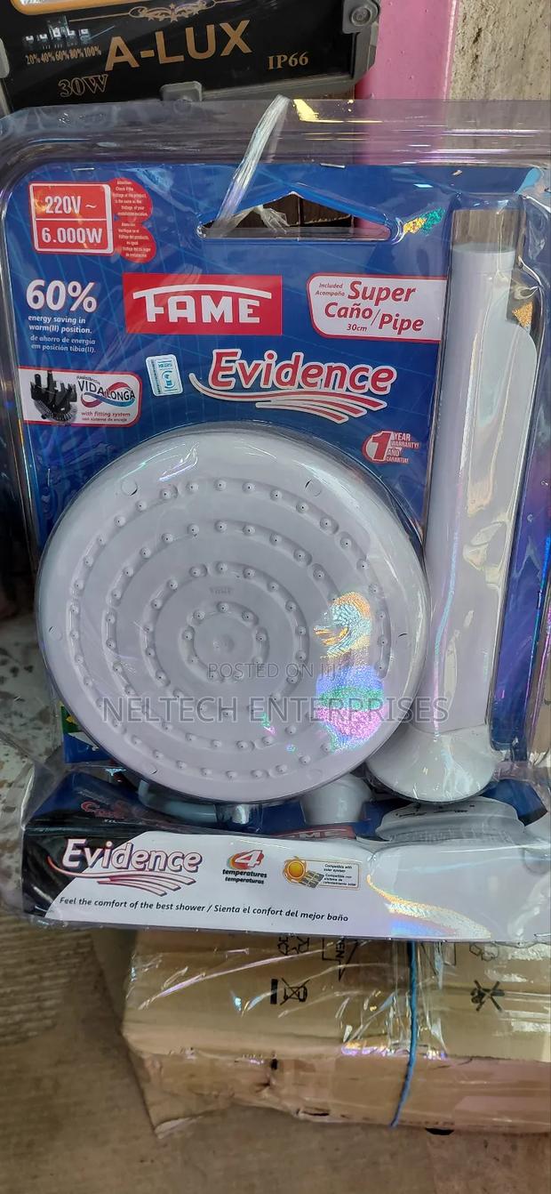 Fame Shower Evidence - main view