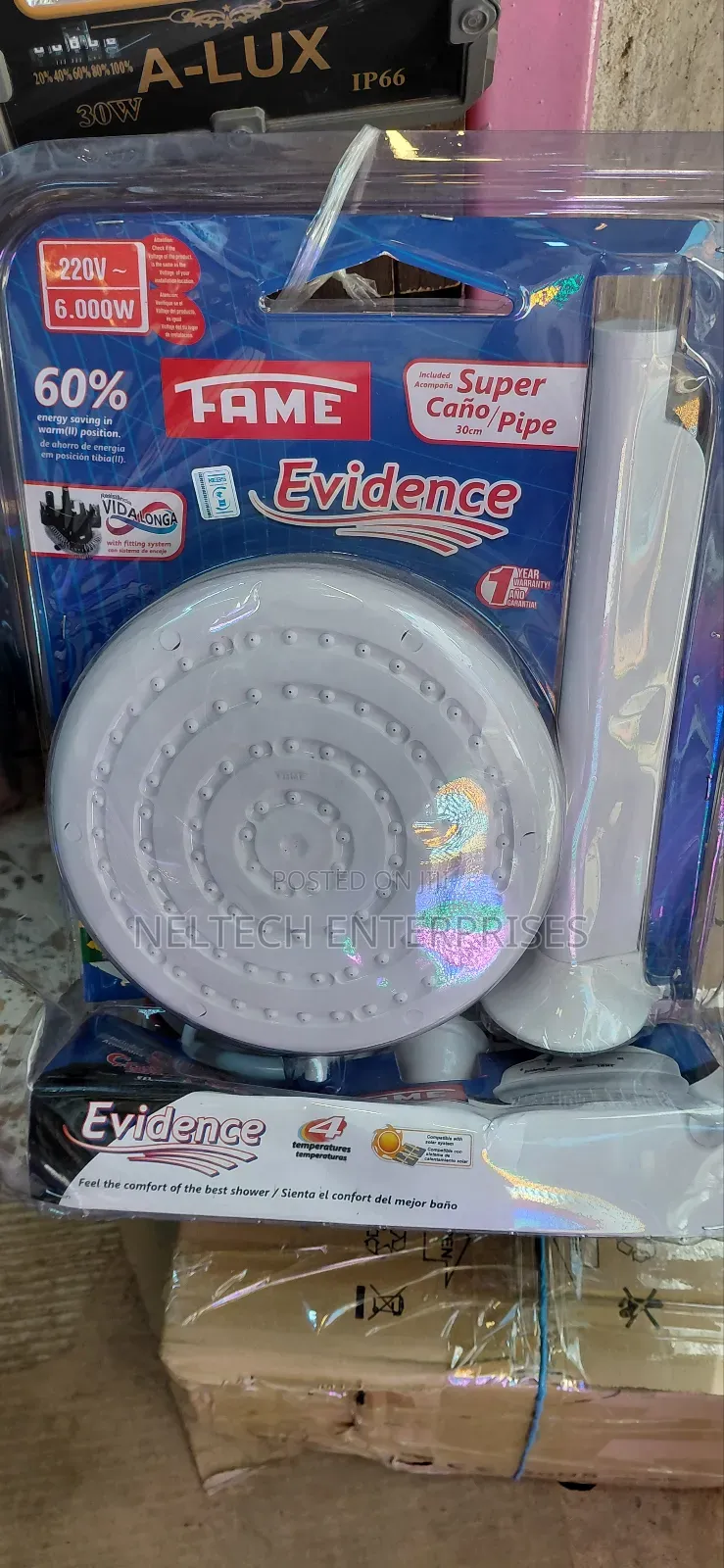 Fame Shower Evidence