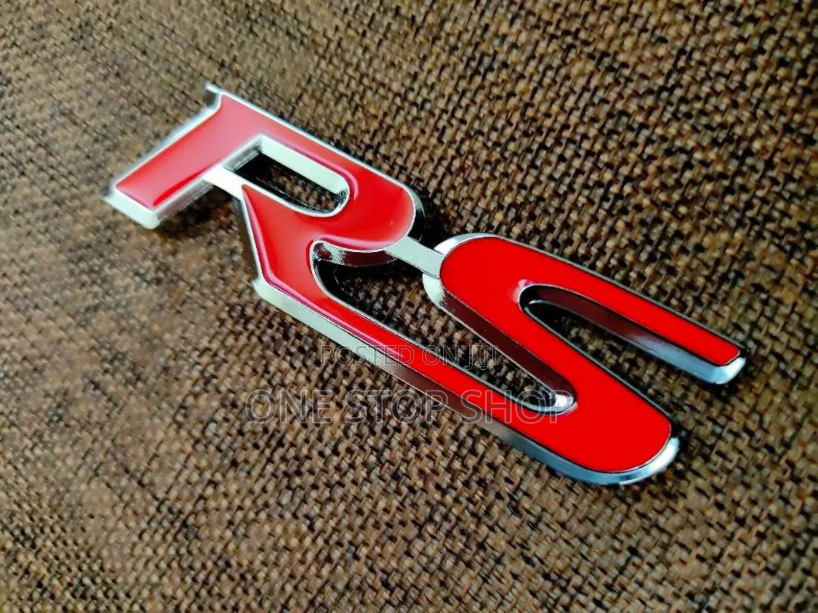 Rs 3d Car Rear Red Badge