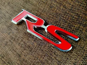 Rs 3d Car Rear Red Badge