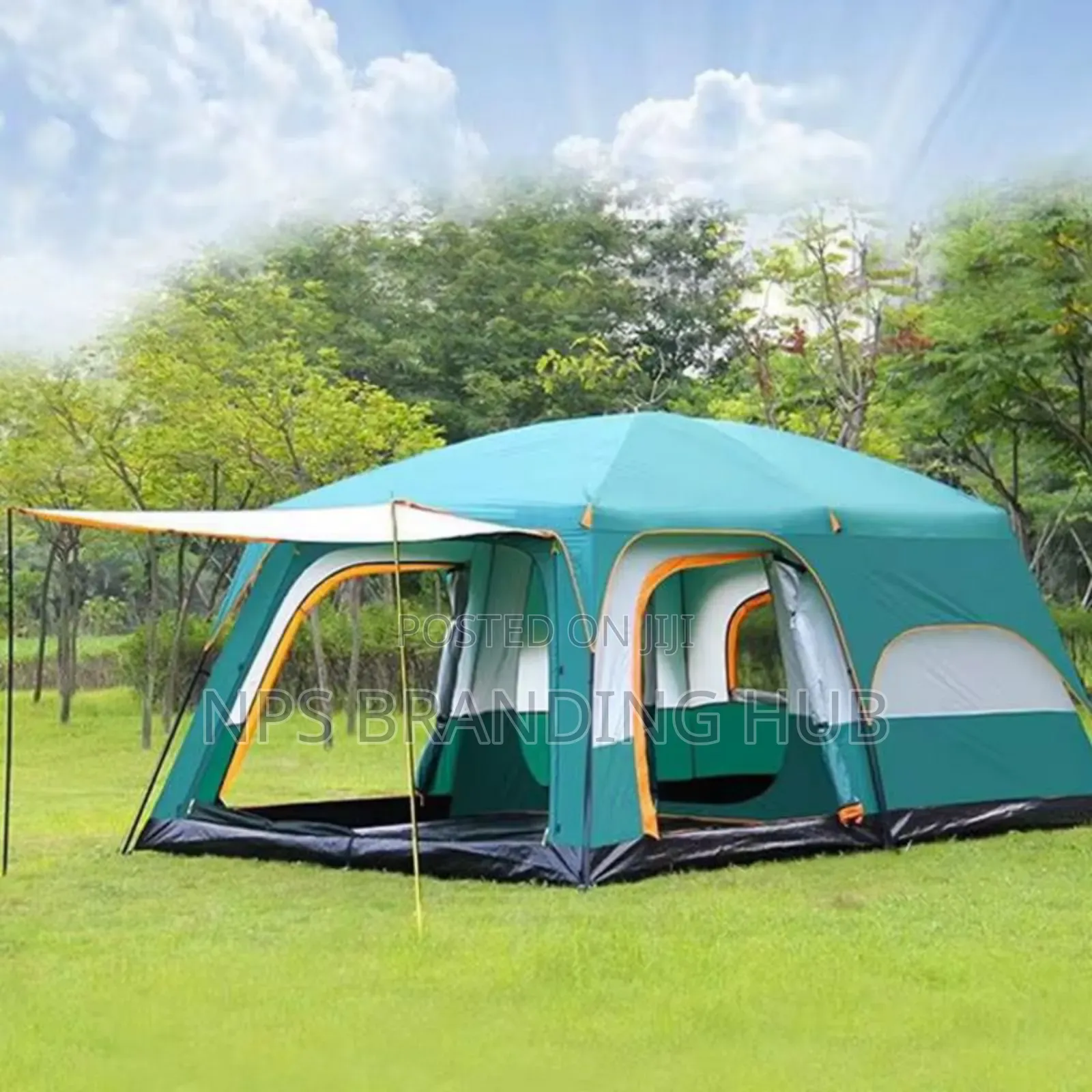 Outdoor Family Tent 220cmx330cmx185cm Cs