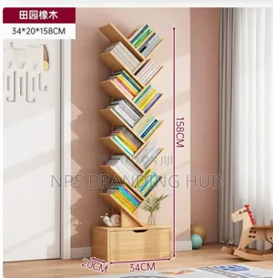 Tree Bookshelf Organiser 158*34*20cm Jes