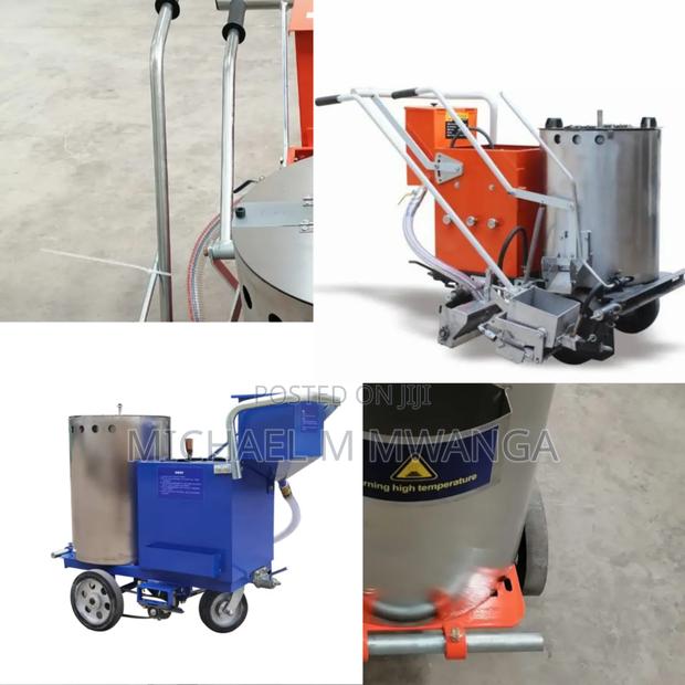 Burn Resistant Thermoplastic Road Marking Machine
