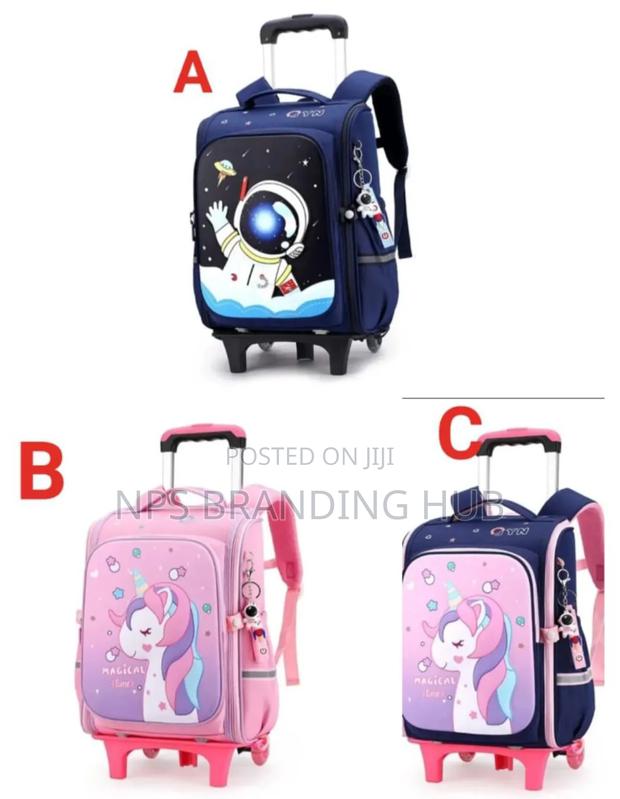 Rolling Trolley School Bag Size:40*15*31 Jes