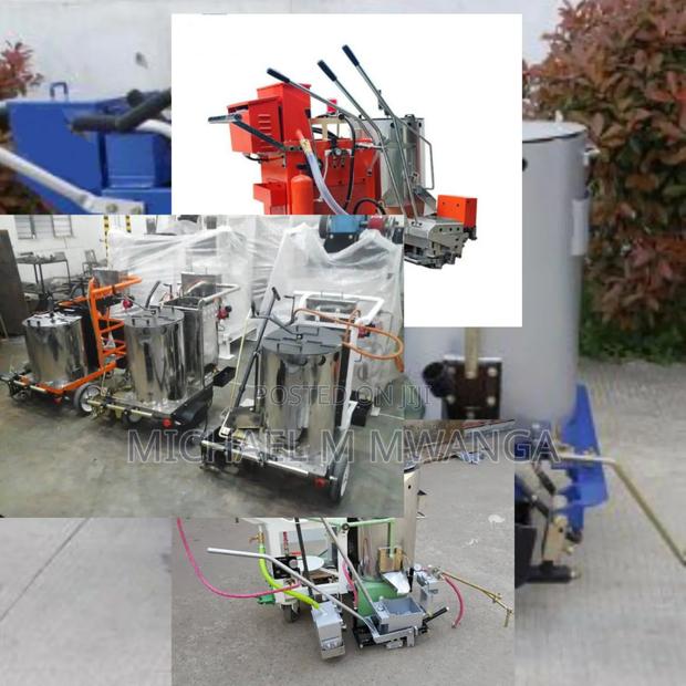 Adhesion Maximized Thermoplastic Road Marking Machine