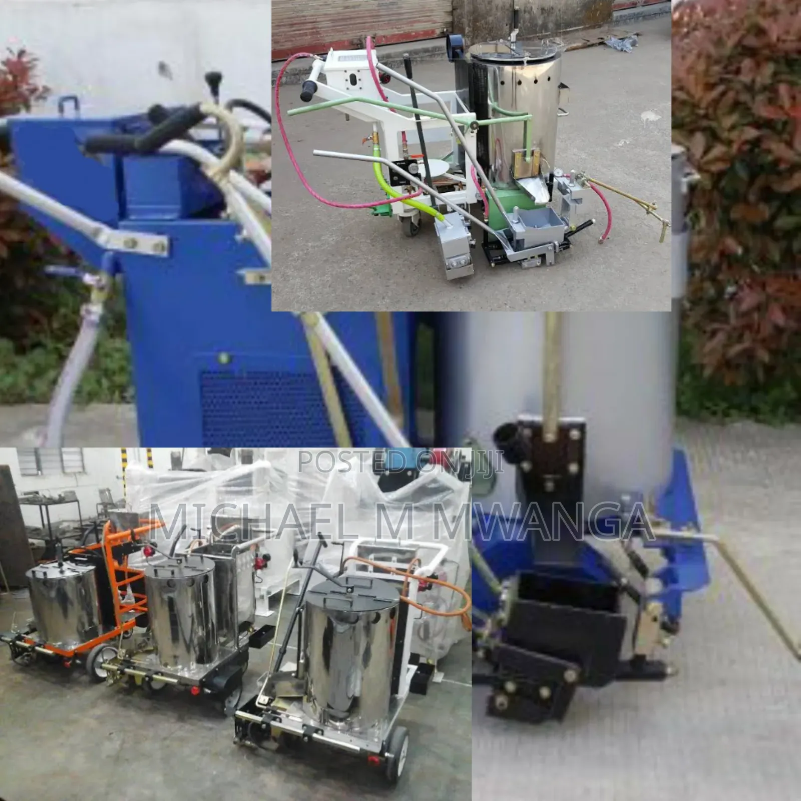 Safety Ensured Thermoplastic Road Marking Machine