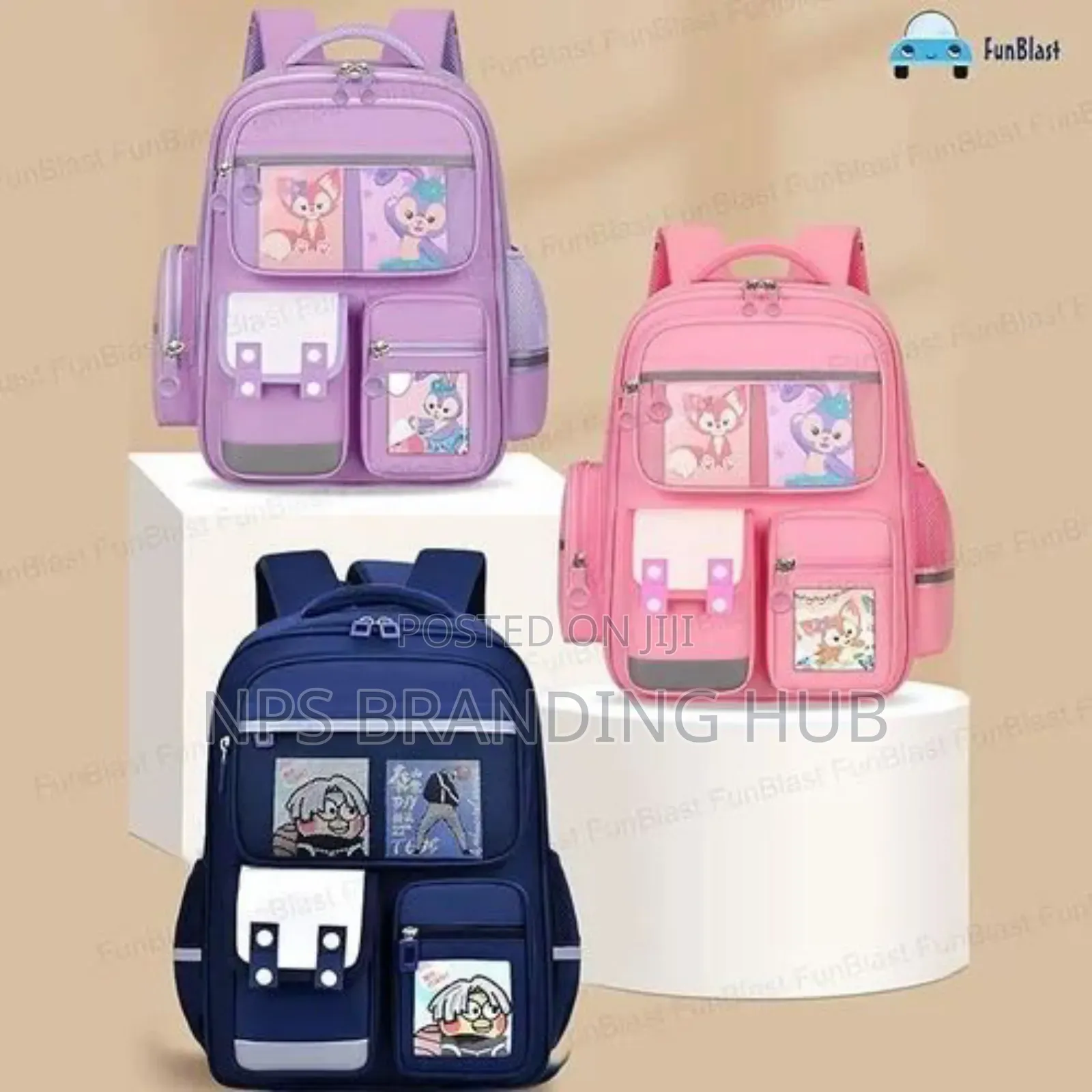 Large Capacity Kids School Bag Size: 42*30*20cm Jes