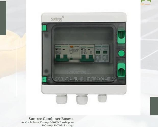 8 Way 32a - 500 VDC 2 String Combiner Box