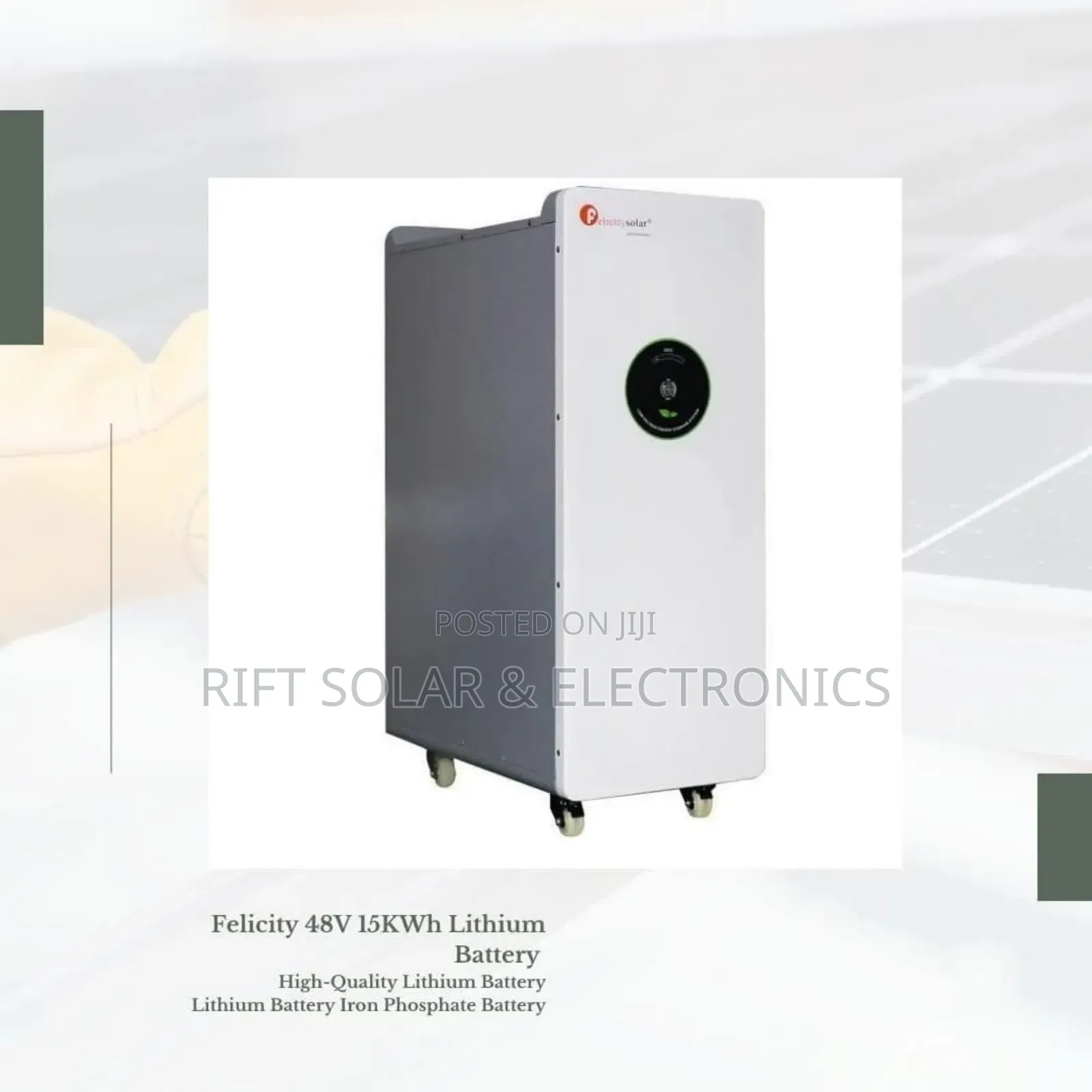 Quality 48v - 15kwh Felicity Lithium Solar Battery Off Grid Battery
