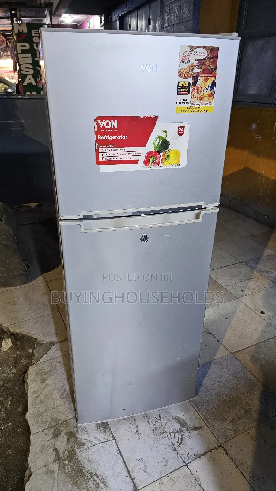 Von 138l Fridge,Used