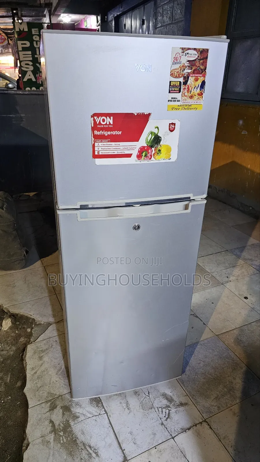 Von 138l Fridge,Used