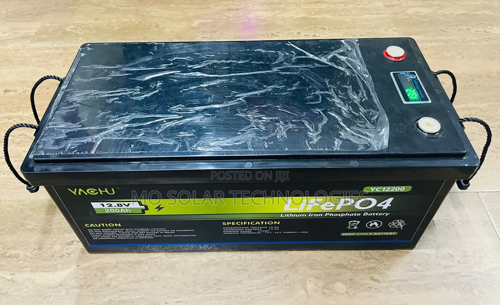 2.5kwh 12v 200ah Yachu Lifepo4 Lithium Battery