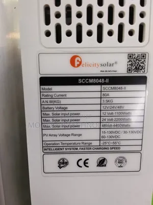 80amps Solar Felicity MPPT Charge Controller