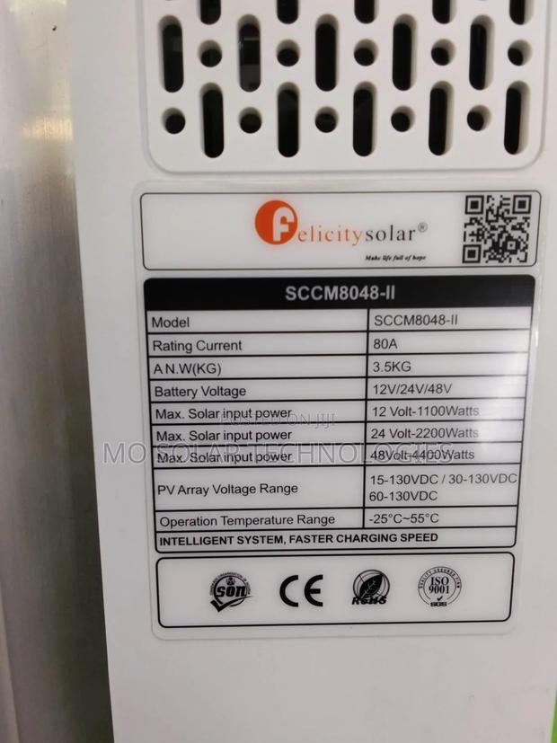 80amps Solar Felicity MPPT Charge Controller