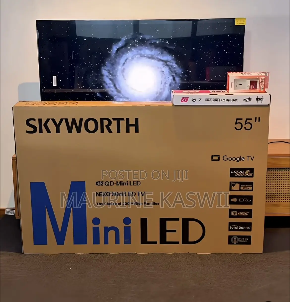 Skyworth 55” Miniled With Free Guard Wall Mount