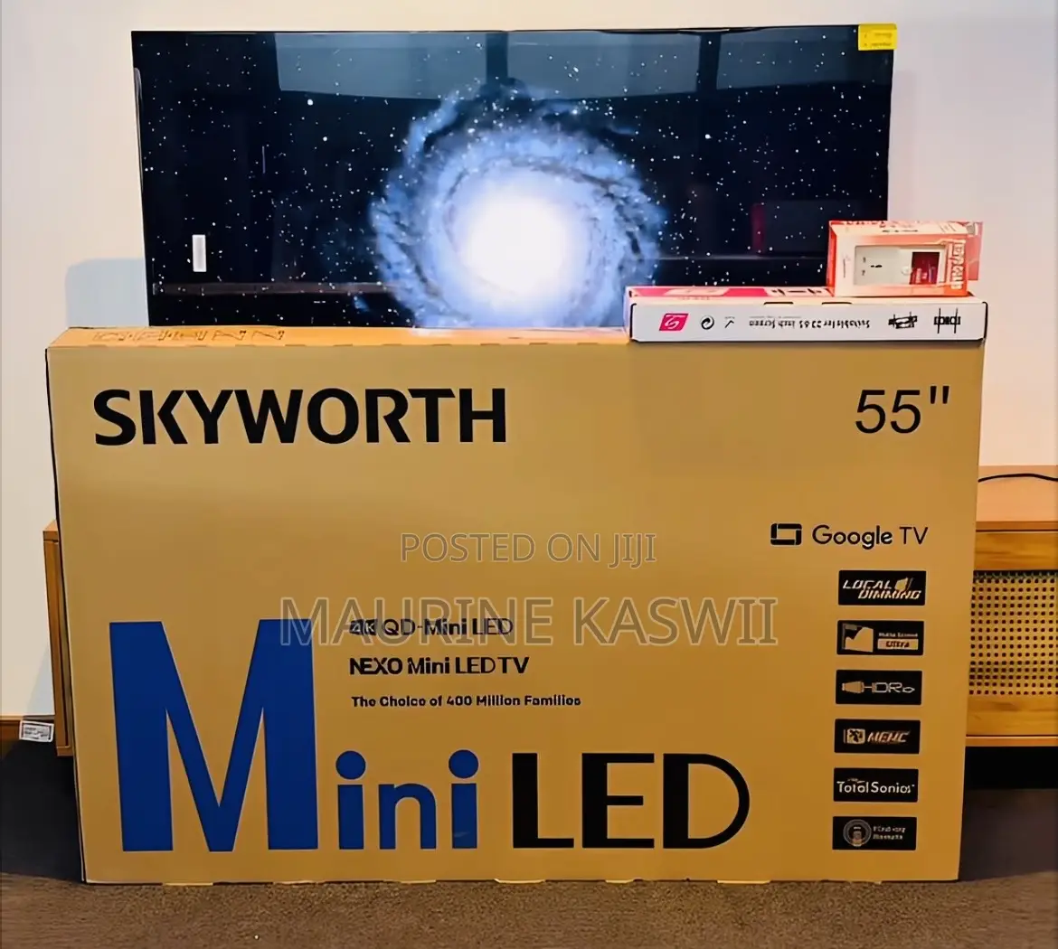 Skyworth 55” Miniled With Free Guard Wall Mount