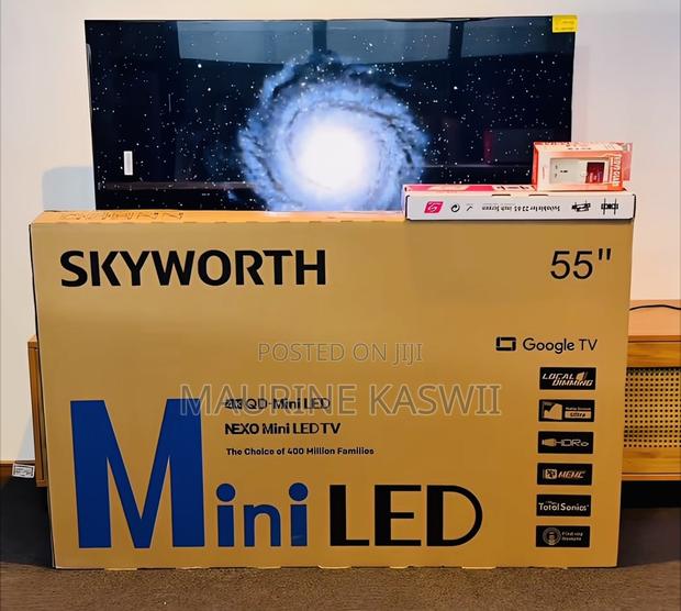 Skyworth 55” Miniled With Free Guard Wall Mount