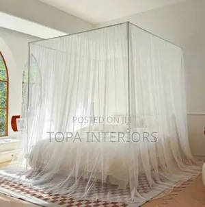 D.I.Y Foldable Rectangular 5x6 Mosquito Net With Four Stands