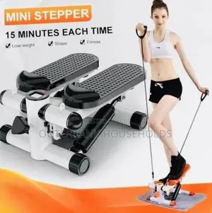 Mini Stepper With Resistance Bands