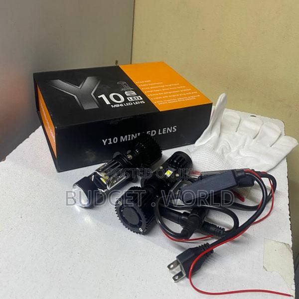 . H7 Y10 Led Mini Lens Bulb – Universal Fit Design - main view
