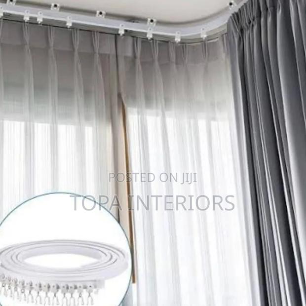 Bendable Aluminium Drapery Curtain Rail Track