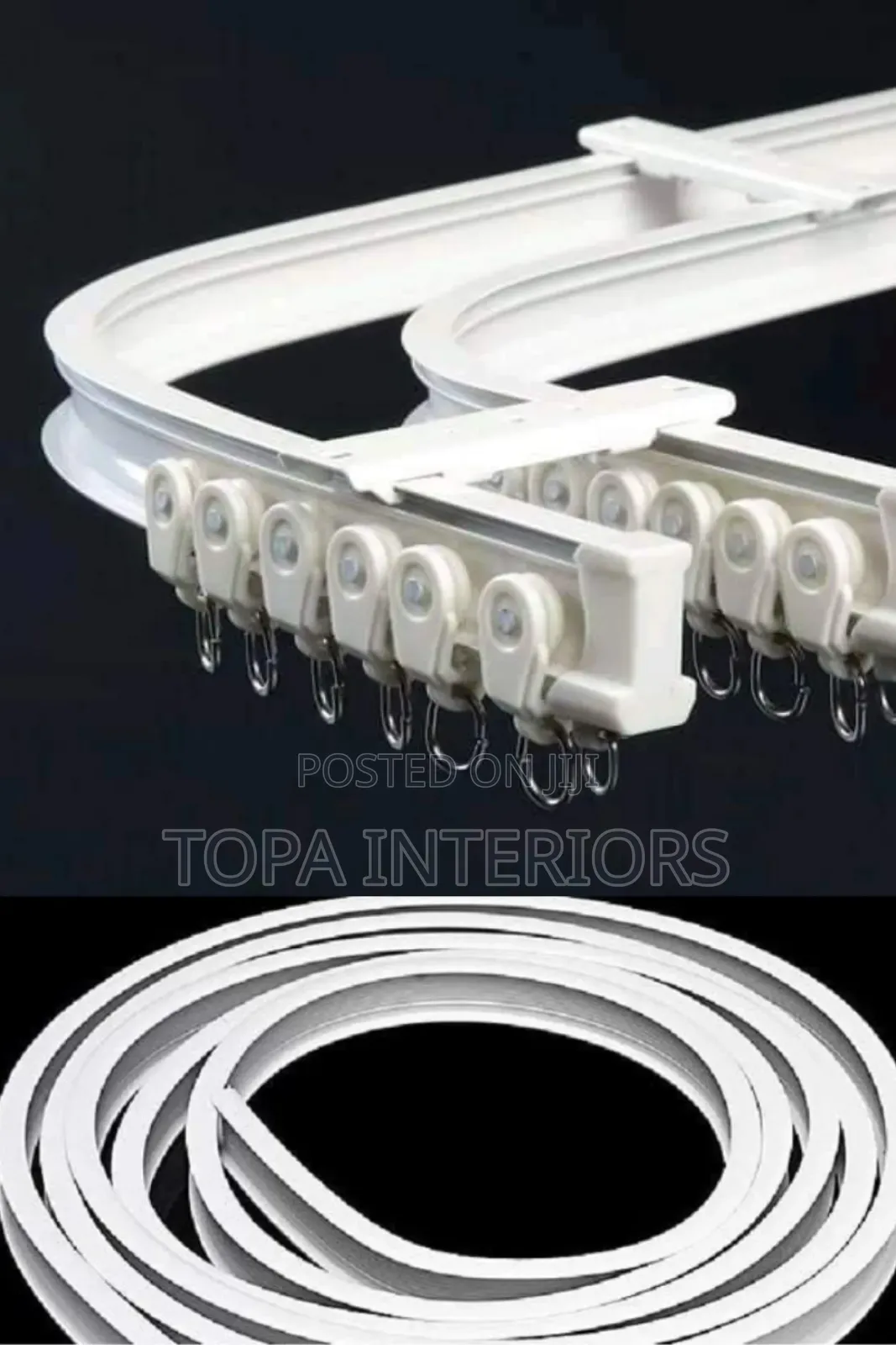 Modern Curved Aluminium Bendable Curtain Rail Track