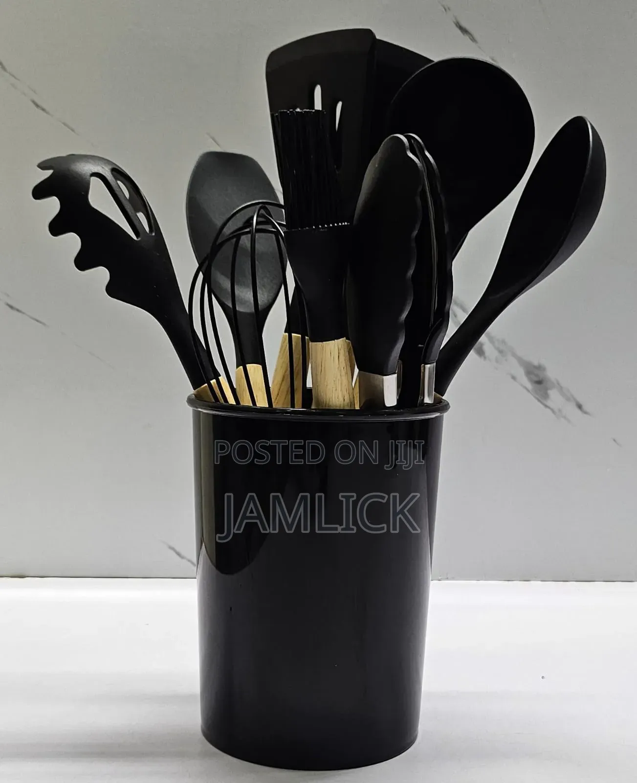 11pc Nonstick Silicone Cooking/Serving Spoon Set - Pm