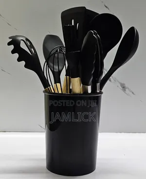 11pc Nonstick Silicone Cooking/Serving Spoon Set - Pm