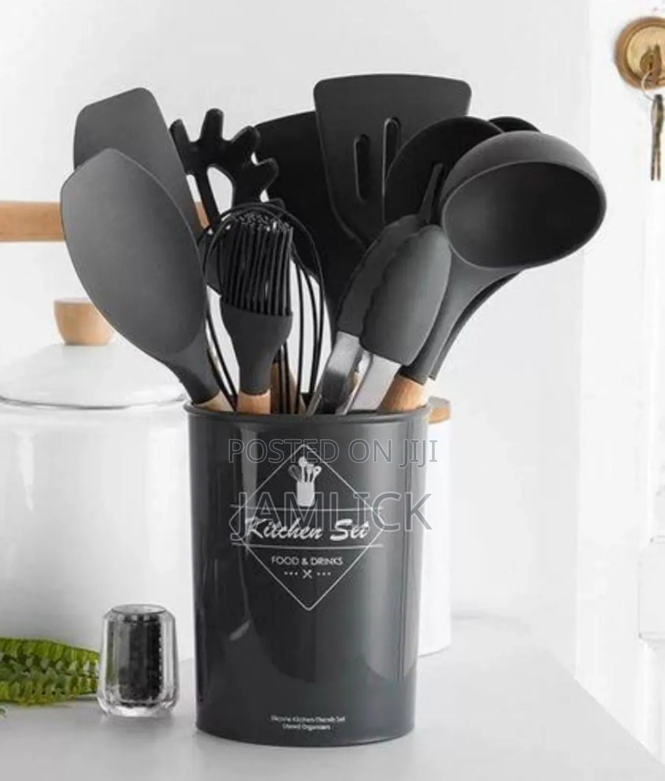 11pc Nonstick Silicone Cooking/Serving Spoon Set - Pm