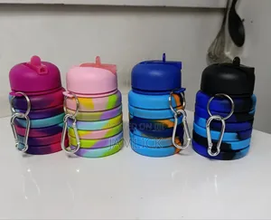 480ml Collapsible Silicone Water Bottle - Hk