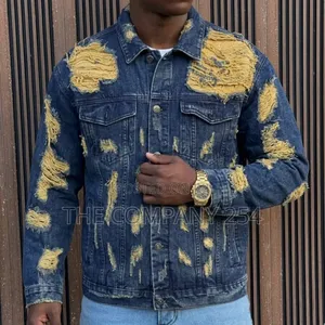 Quality Casual Designer Designer Denim Jeans Rugged Casual Jacket