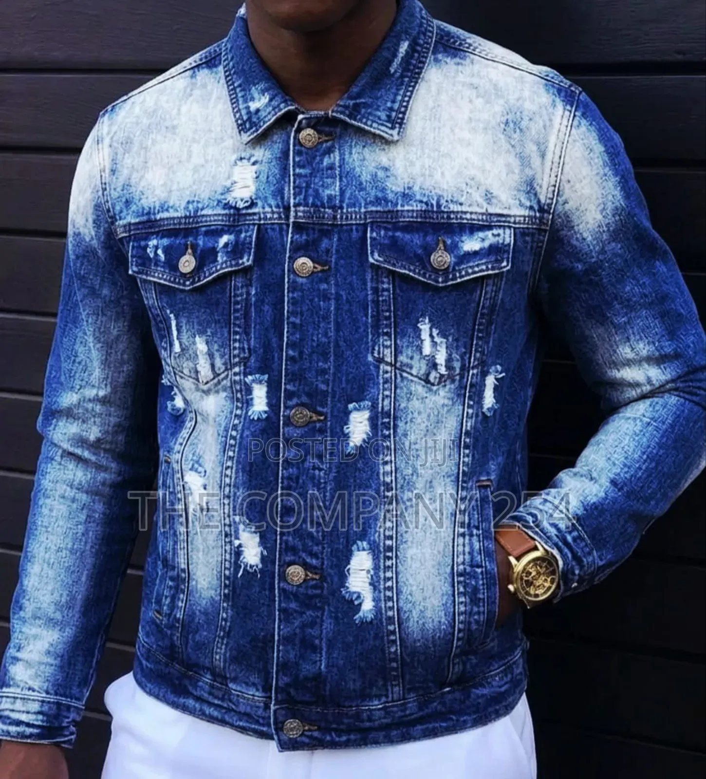 Quality Casual Designer Designer Denim Jeans Rugged Casual Jacket