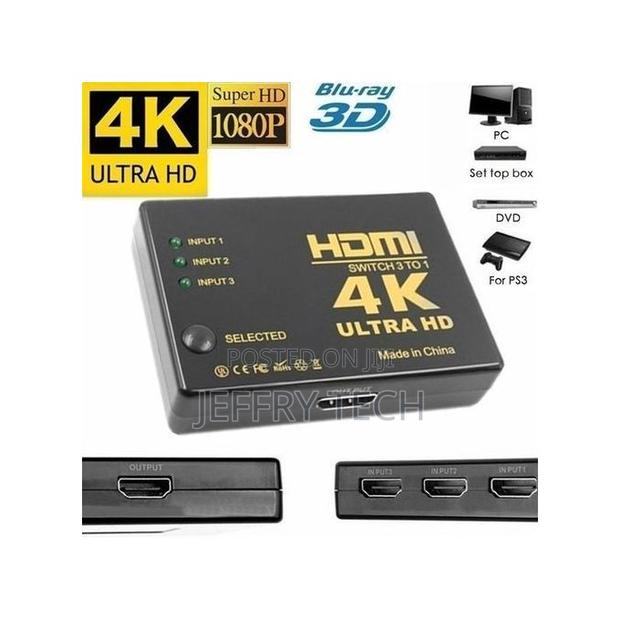 High Speed Hdmi Ultra Hd 3x1 3 in 1 Out Switch V2.0 - main view