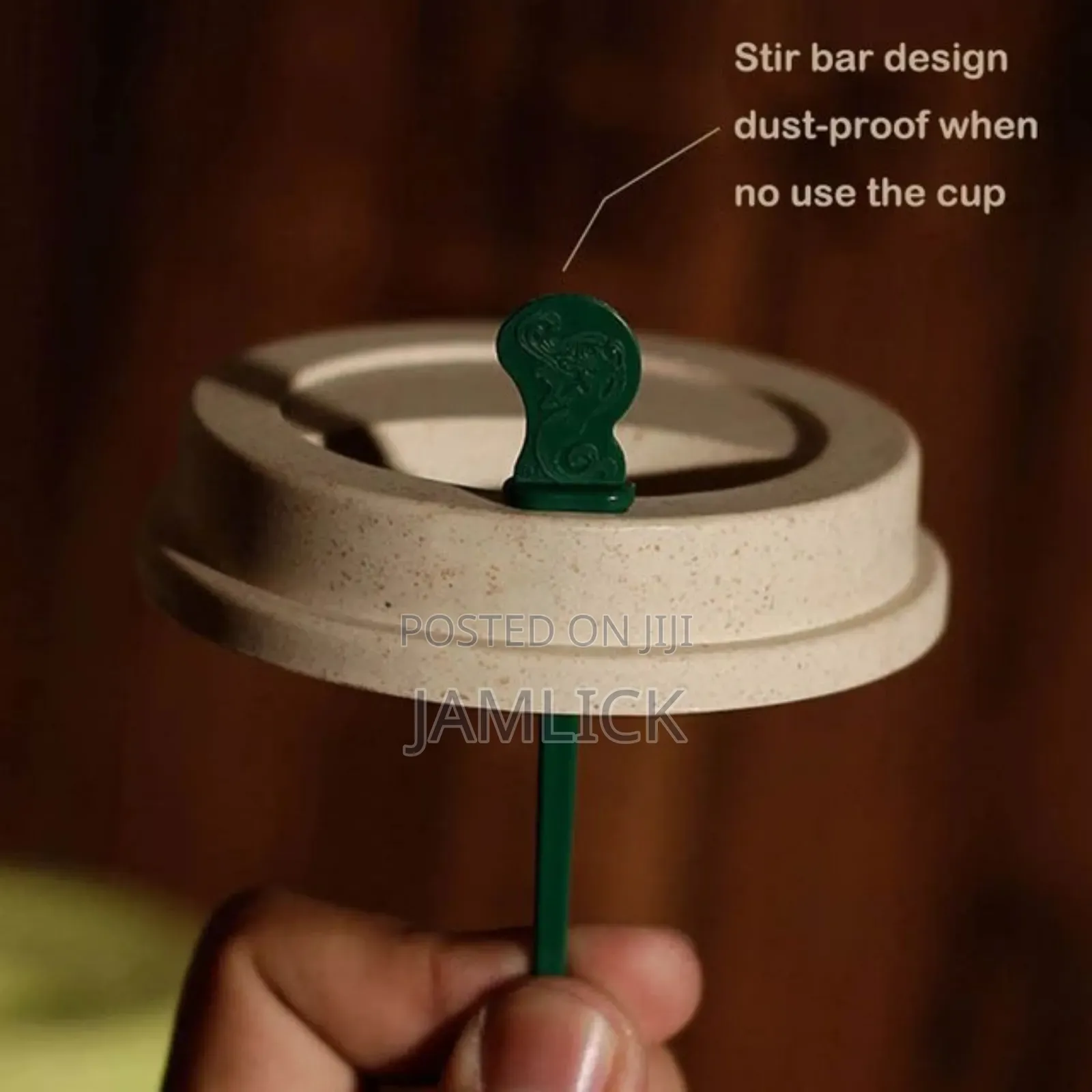 Reusable 350ml Wheat Straw Travel Coffee Mug - Hk