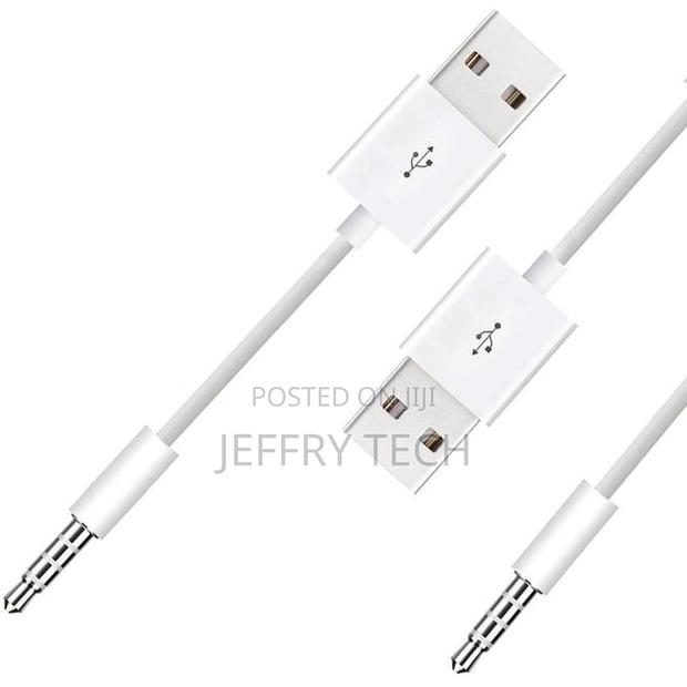 Usb to 3.5mm Jack Data Sync Charge Cable for iPod Shuffle 1st /2nd /