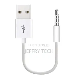 Usb to 3.5mm Jack Data Sync Charge Cable for iPod Shuffle 1st /2nd /