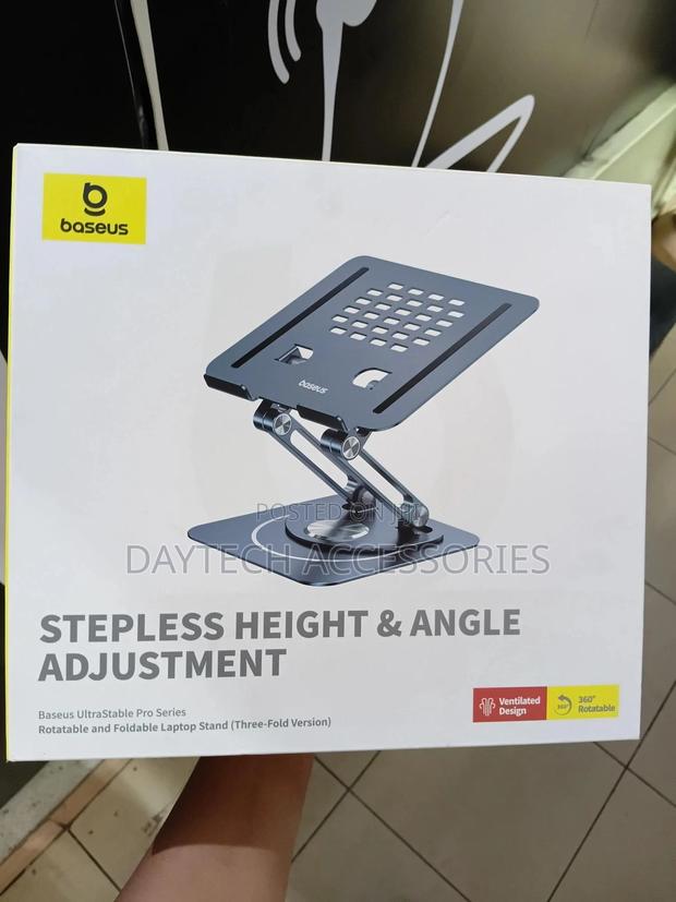 Baseus Ultrastable Pro Rotatable Foldable Laptop Stand - Gray