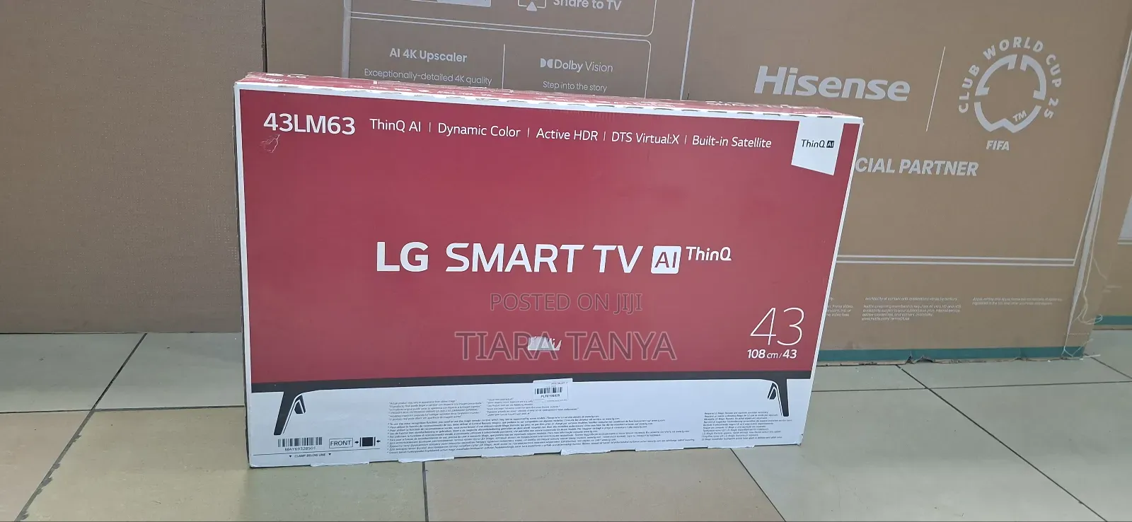 Lg 43-Inch FHD Smart Ai Tv 43lm6370 Black