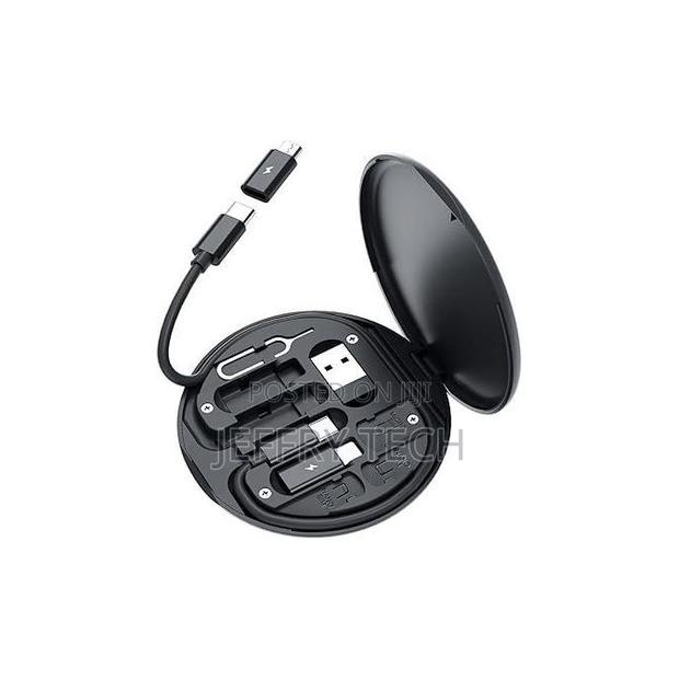 Usb-C Adapter Cable Kit – Multi Charging Cable Case With Card Slot