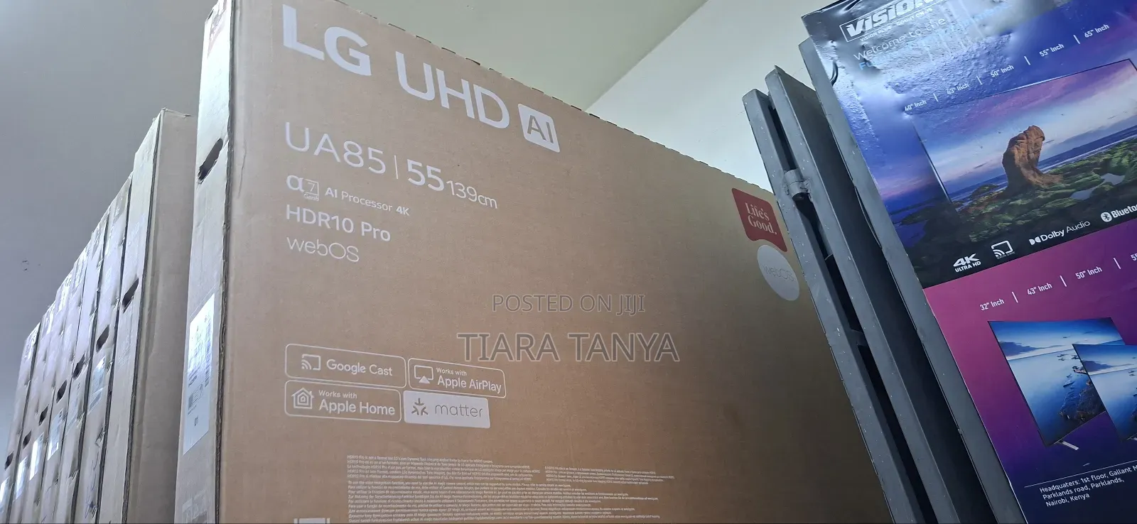 55 Inch Lg Uhd Ai Ua85 Smart Tv Hdr10 Webos25 2025