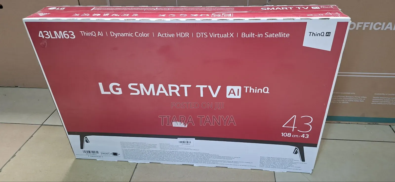 Lg 43′′ 43lm6370 Smart Led FHD Webos Tv