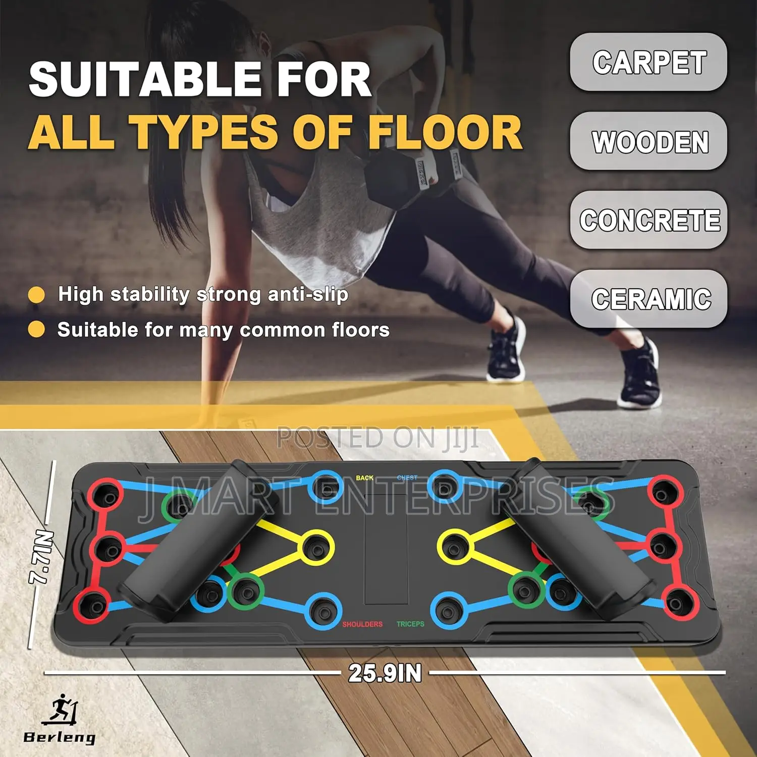 Solid Push Up Board 14 in 1 Home Workout Equipment