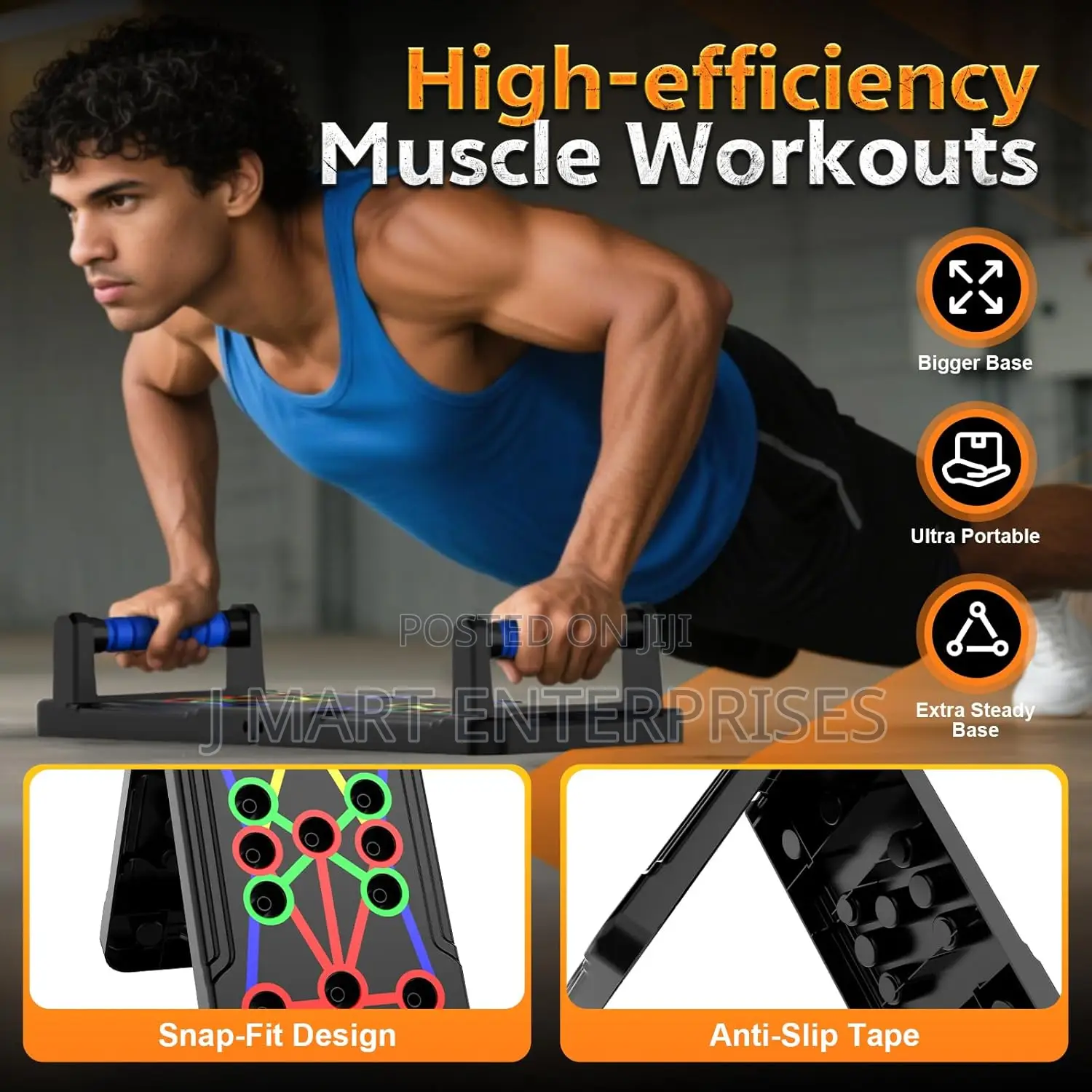 Solid Push Up Board 14 in 1 Home Workout Equipment