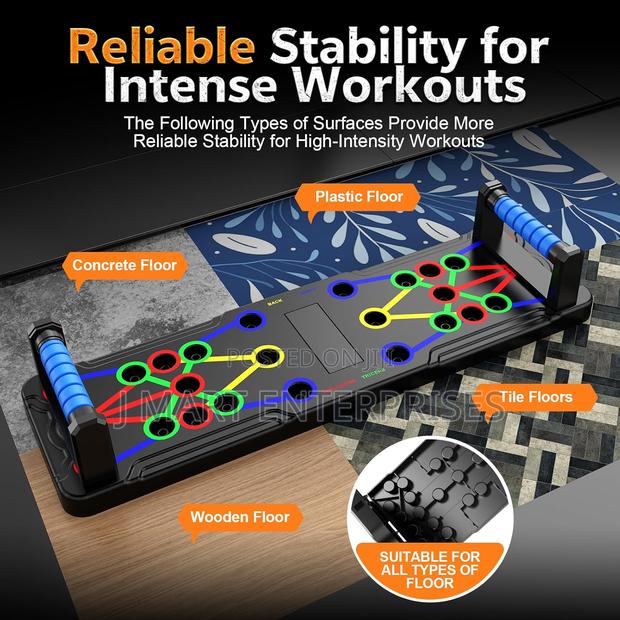 Solid Push Up Board 14 in 1 Home Workout Equipment - thumbnail 5