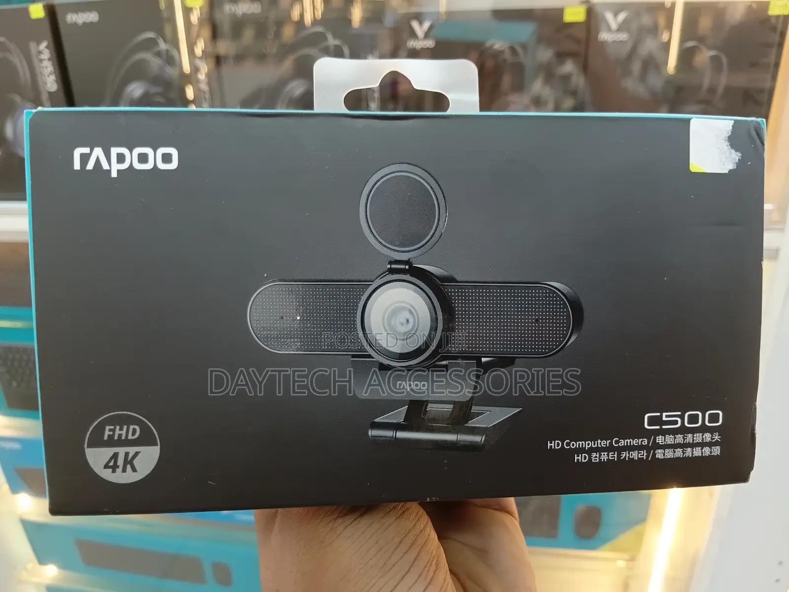 Rapoo Full Hd Autofocus Web Camera | Black (C500)