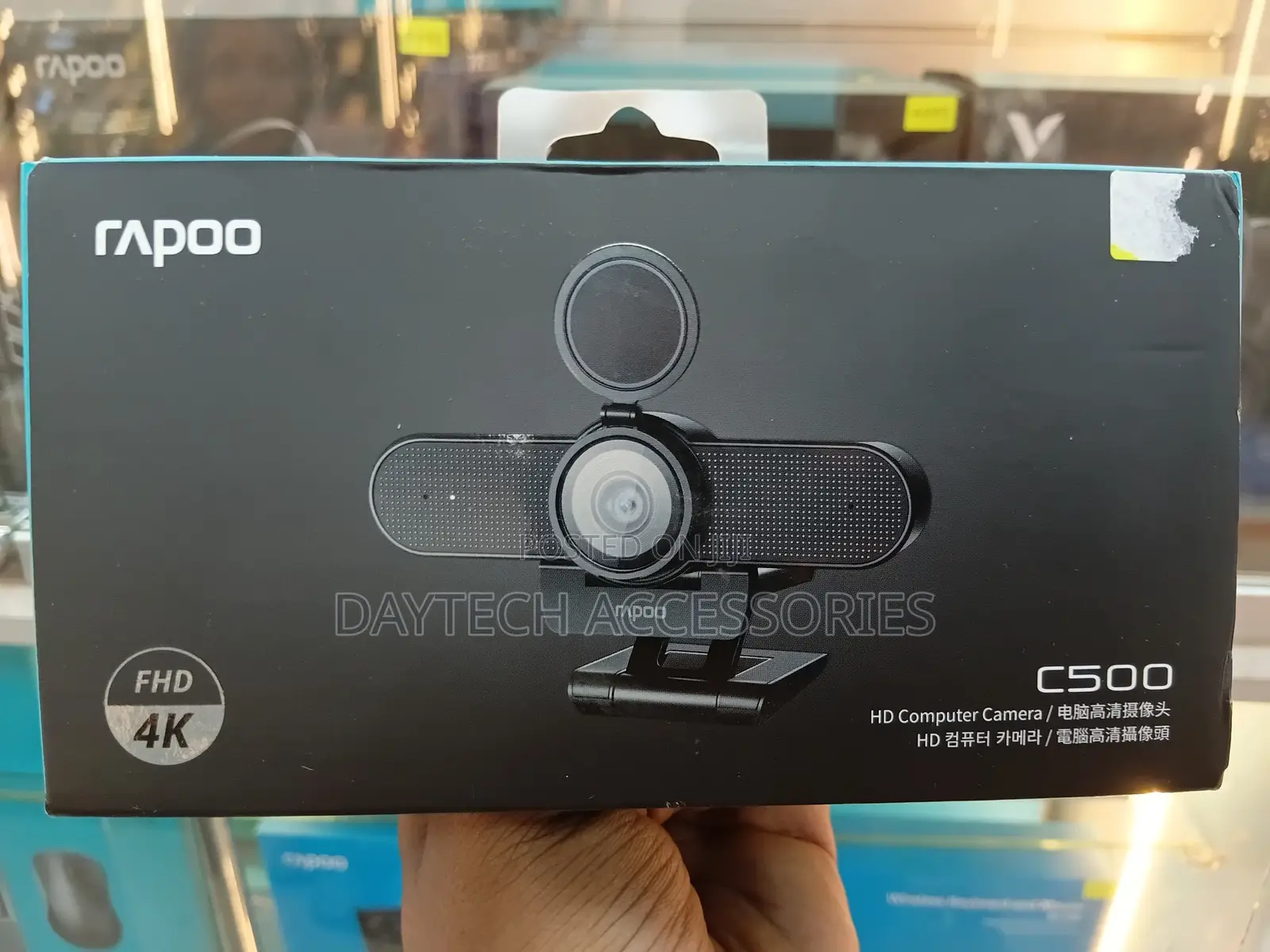 Rapoo Full Hd Autofocus Web Camera | Black (C500)
